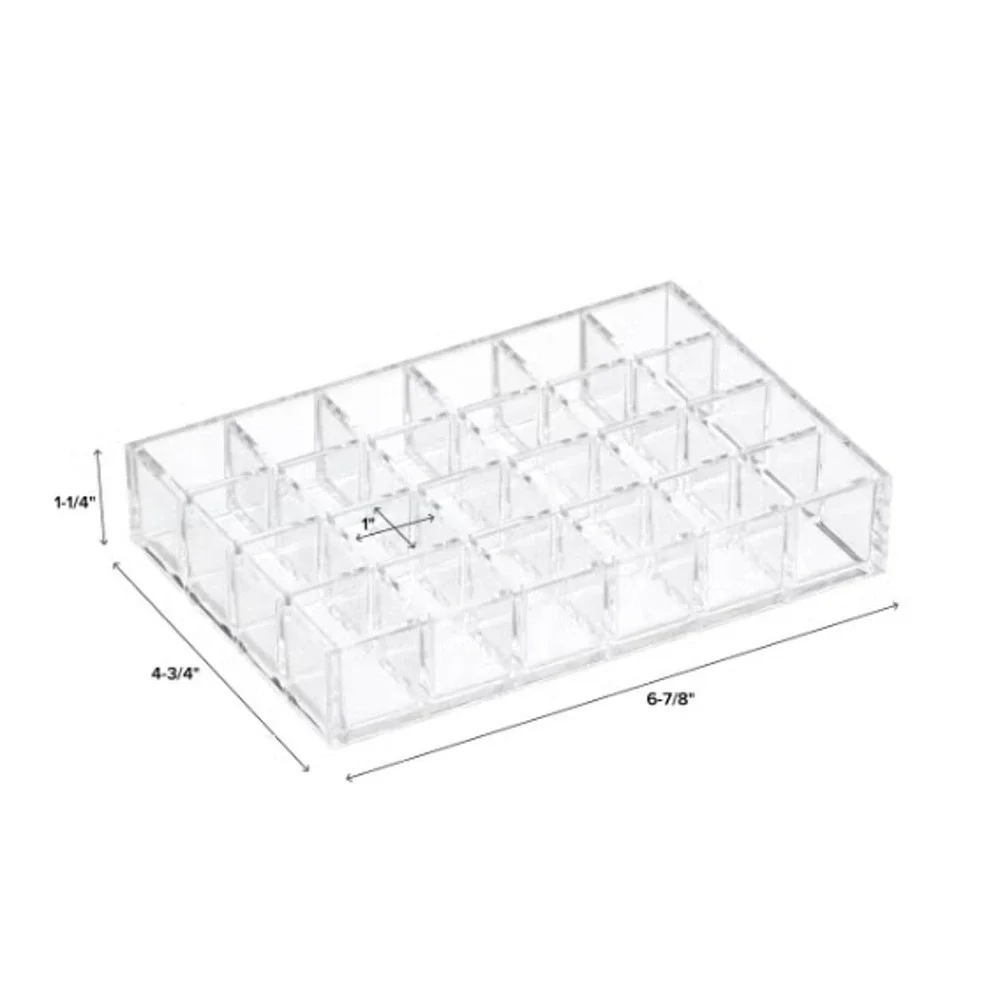 The Container Store 24-Section Luxe Acrylic Lipstick Organizer